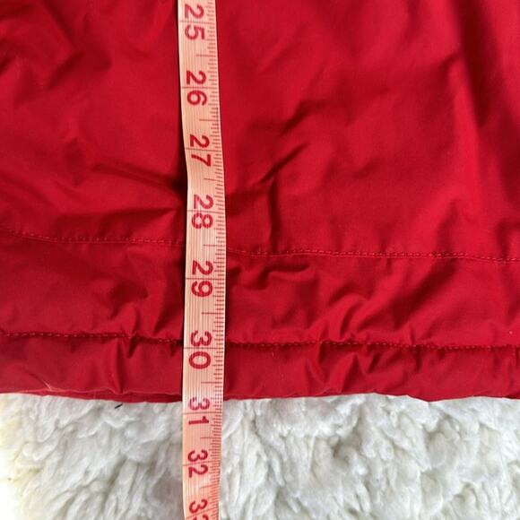 Columbia Men's Red Grey Sportswear Outwear Puffer Jacket Removable Hood Bright - Picture 7 of 9